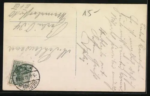 AK Prinz Louis Ferdinand von Preussen auf einem Stein am Strand sitzend