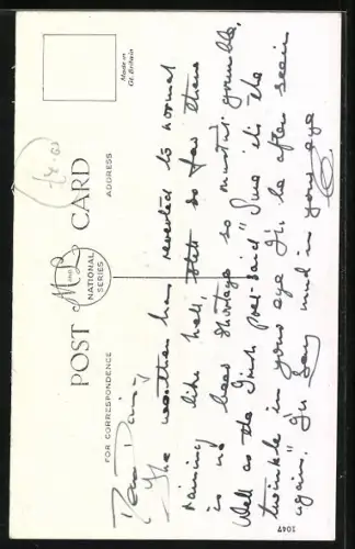 Künstler-AK Agnes Richardson: Now be a little Duck and don`t mind the weater, Ente mit Regenschirm