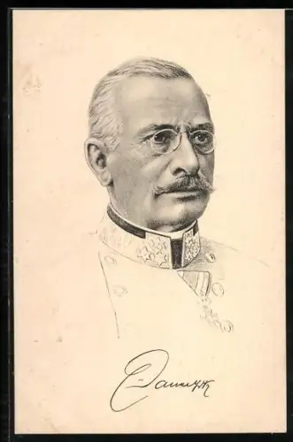 Künstler-AK Heerführer General Dankl