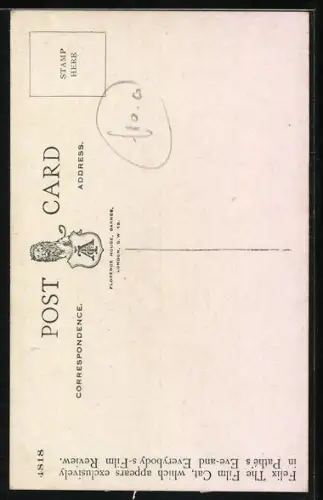 AK Felix the Cat, I`d go through fire and water for her - but I`d sooner be nearer the fire, Felix ist verzweifelt