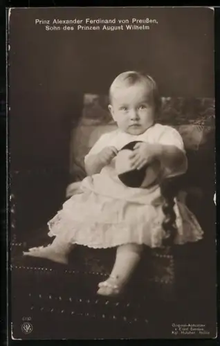 AK Prinz Alexander Ferdinand Sohne des Prinzen August Wilhelm von Preussen