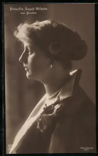 AK Portrait der Prinzessin August Wilhelm