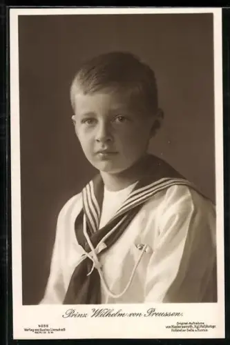 AK Prinz Wilhelm von Preussen in Matrosenkleidung