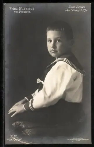 AK Portrait Prinz Hubertus von Preussen