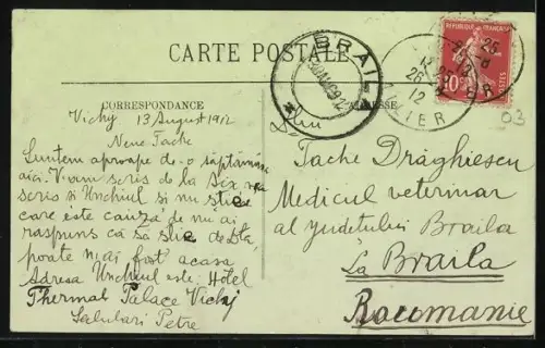 AK Vichy, La Rue du Pont