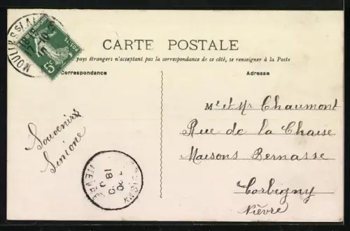 AK Moulins, Bords de l`Allier, Les Bateaux-lavoirs