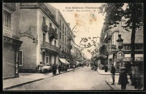 AK Vichy, Nos Stations Thermales, Rue de Nimes