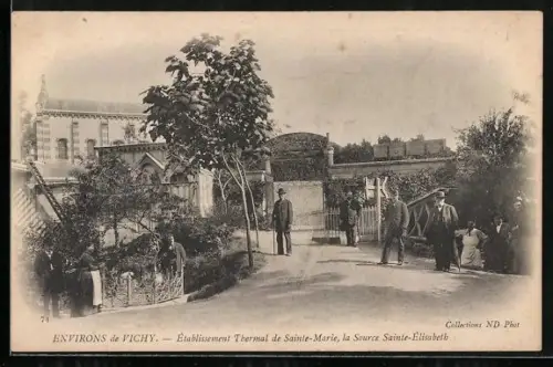 AK Vichy, Etablissement Thermal, Source Saint Elisabeth, Source Sainte-Marie