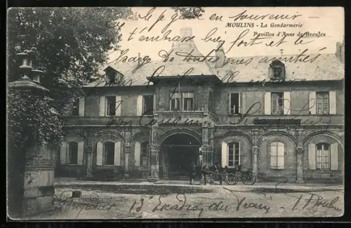 AK Moulins, La Gendarmerie, Pavillon d`Anne de Beaujeu