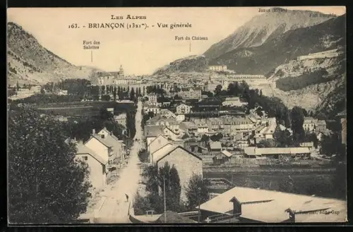 AK Briancon, vue générale, ville la plus élevée d'Europe