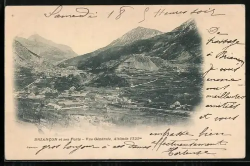 AK Briancon, Panorama et ses Forts, Vue Générale