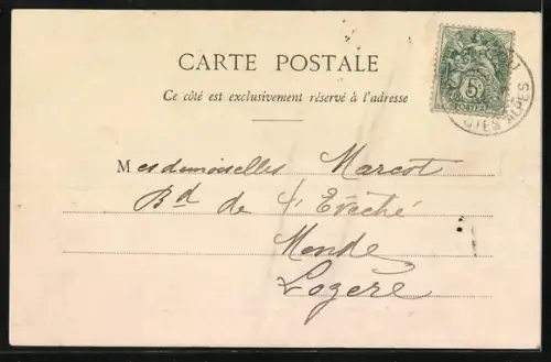 AK Briancon, Vue prise de la route des Casernes, Janus et Infernet