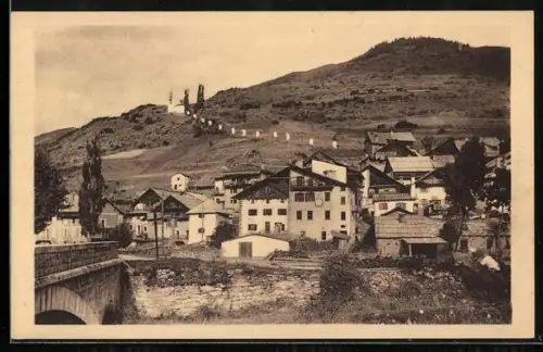 AK Abriès, Route des Alpes, Dans le Queyras, Le Calvaire