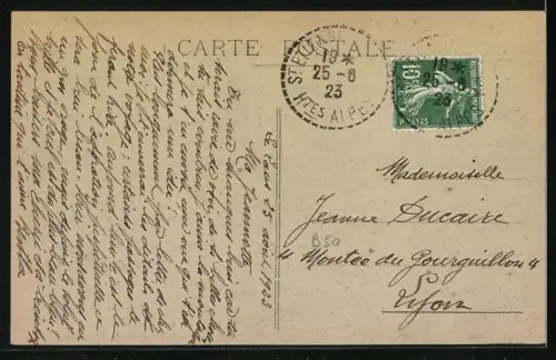 AK Notre-Dame du Laus /Hautes-Alpes, Vallée de l`Avance, Village d`Avancon, Propriété des Missionnaires, Vue panoramique