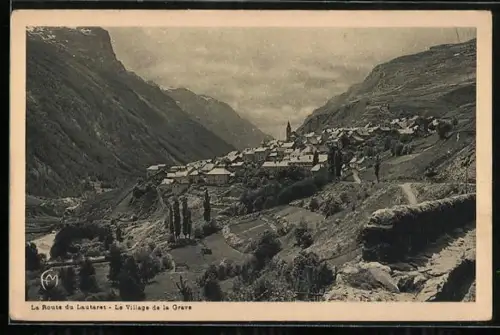 AK La Grave, La Route de Lautaret, Le Village