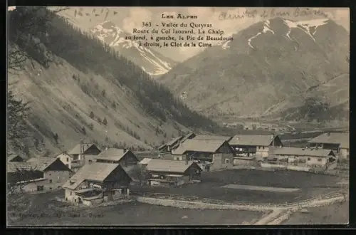 AK Queyras, Route du Col d`Izouard, La Chalp, le Pic de Beaudouis