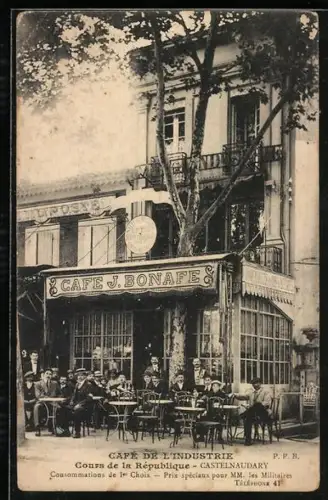 AK Castelnaudary, Café de l`Industrie, Cours de la République