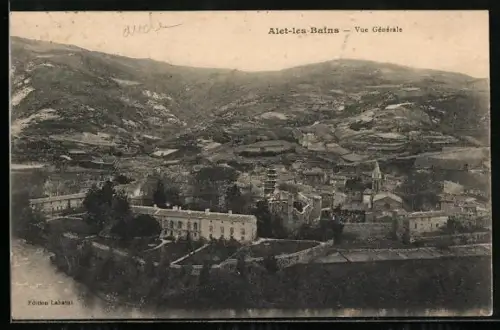 AK Alet-les-Bains, Vue Générale