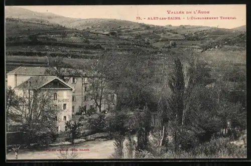 AK Alet-les-Bains /Vallée de l`Aude, L`Établissement Thermal
