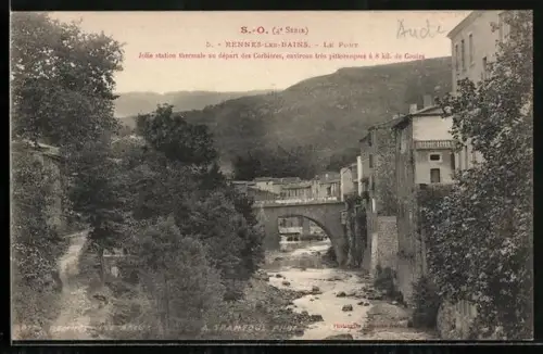 AK Rennes-les-Bains, Le Pont