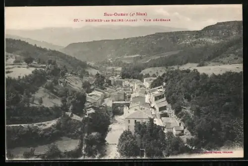 AK Rennes-les-Bains /Aude, Sud-Ouest, Vue Générale