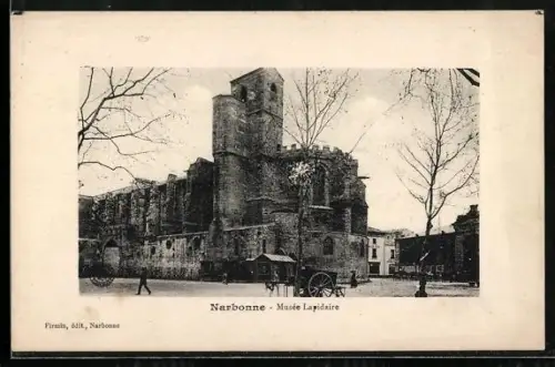 AK Narbonne, Musée Lapidaire