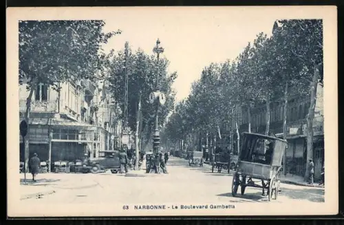 AK Narbonne, Le Boulevard Gambetta