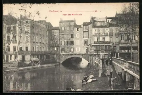 AK Narbonne, Pont des Marchands, Restaurant Morer