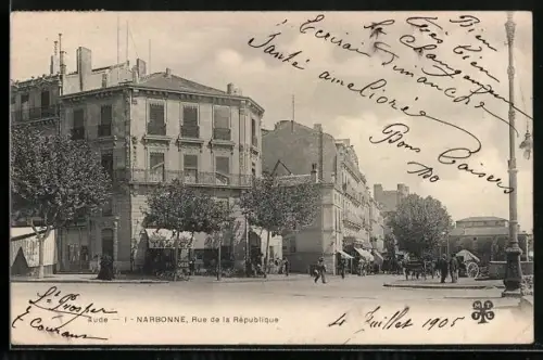 AK Narbonne, Rue de la République
