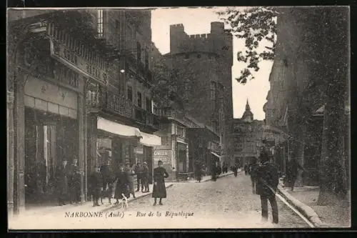AK Narbonne /Aude, Rue de la République