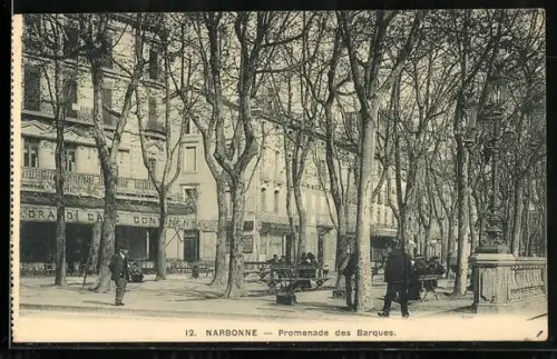 AK Narbonne, Promenade des Barques