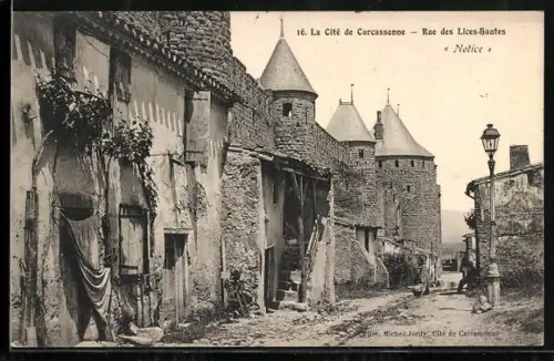 AK Carcassonne, Rue des Lices-Hautes