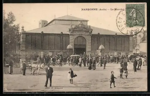 AK Narbonne /Aude, Le Marché