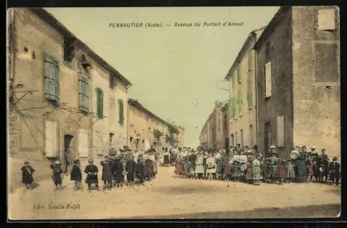 AK Pennautier /Aude, Avenue du Portail d`Amont