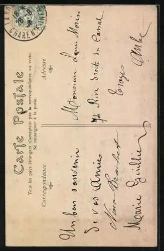 AK La Rochelle, Vieilles Maisons de la Rue des Merciers