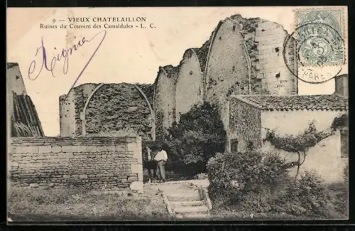 AK Vieux Châtelaillon, Ruines du Couvent des Camaldules