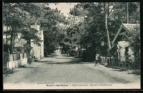 AK Ronce-les-Bains, Allée Gabrielle, Épicerie Chardavoine