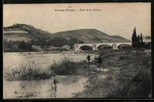 AK Livron /Drôme, Pont de la Drôme
