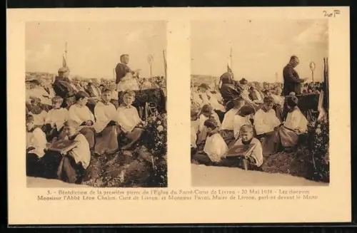AK Livron, Bénédection de la premiére pierre de l`Èglise du Sacré Coeur de Livron
