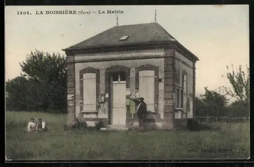 AK La Boissiére /Eure, La Mairie
