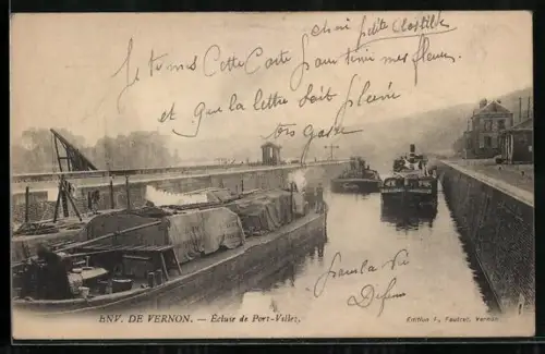 AK Vernon, Écluse de Port-Villez