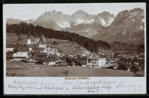 Foto-AK Fritz Gratl: Kitzbühel, Gesamtansicht