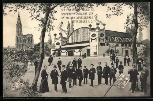 AK Strassburg i. E., 52. Generalversammlung der Katholiken Deutschlands
