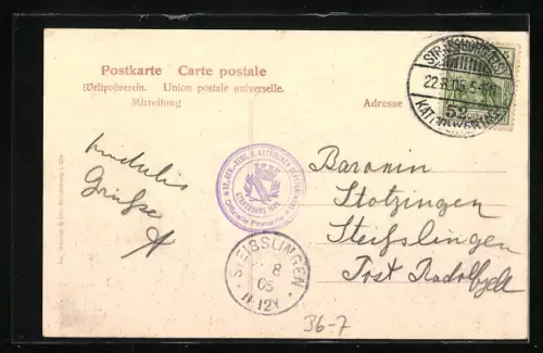 AK Strassburg i. E., 52. Generalversammlung der Katholiken Deutschlands