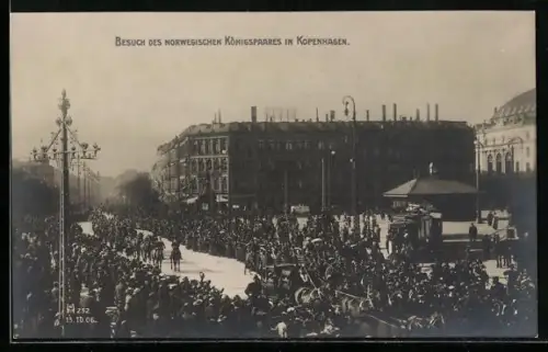 AK Kopenhagen, Besuch des norwegischen Königspaares