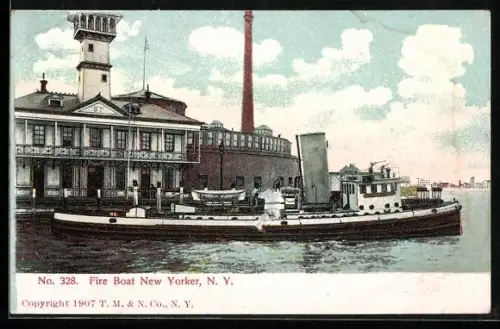 AK New York, Fire Boat New Yorker, Feuerwehr