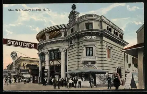 AK Coney Island, N.Y., Stauchs Restaurant