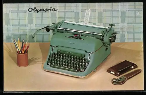 AK Schreibmaschine von Olympia