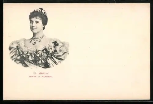 AK Königin Amelia von Portugal