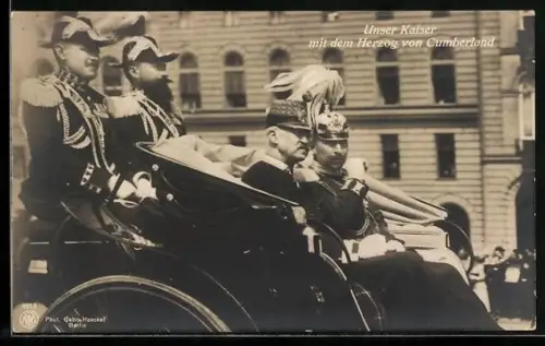 AK Herzog von Cumberland mit dem Kaiser